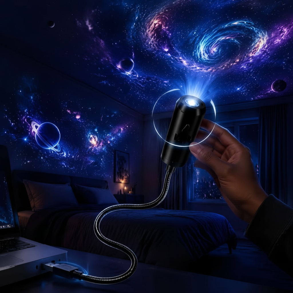 Galaxy Projector Room